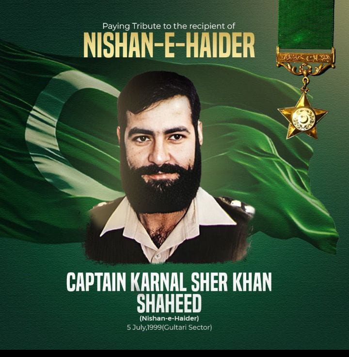 د کارګل جنګ هيرو کرنل شيرخان 26 يوم شهادت،حکومتي او پوځي مشرانو شهيد ته د عقيدت پيرزونې وړاندي کړېدي
