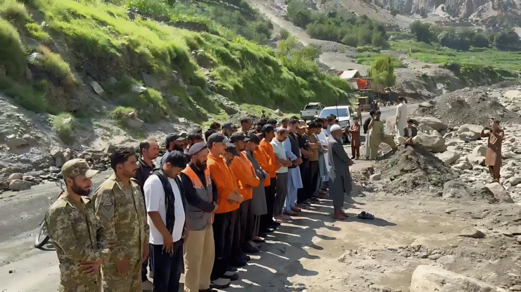 ګلګت لينډسلائيډنګ،سرچ آپريشن بند،د خېبرټي وي اينکرشبانه لياقت بشمول 10 بے درکه سيلګرو د بچ کيدو اميدونه ختم،غائبانه نماز جنازه ادا