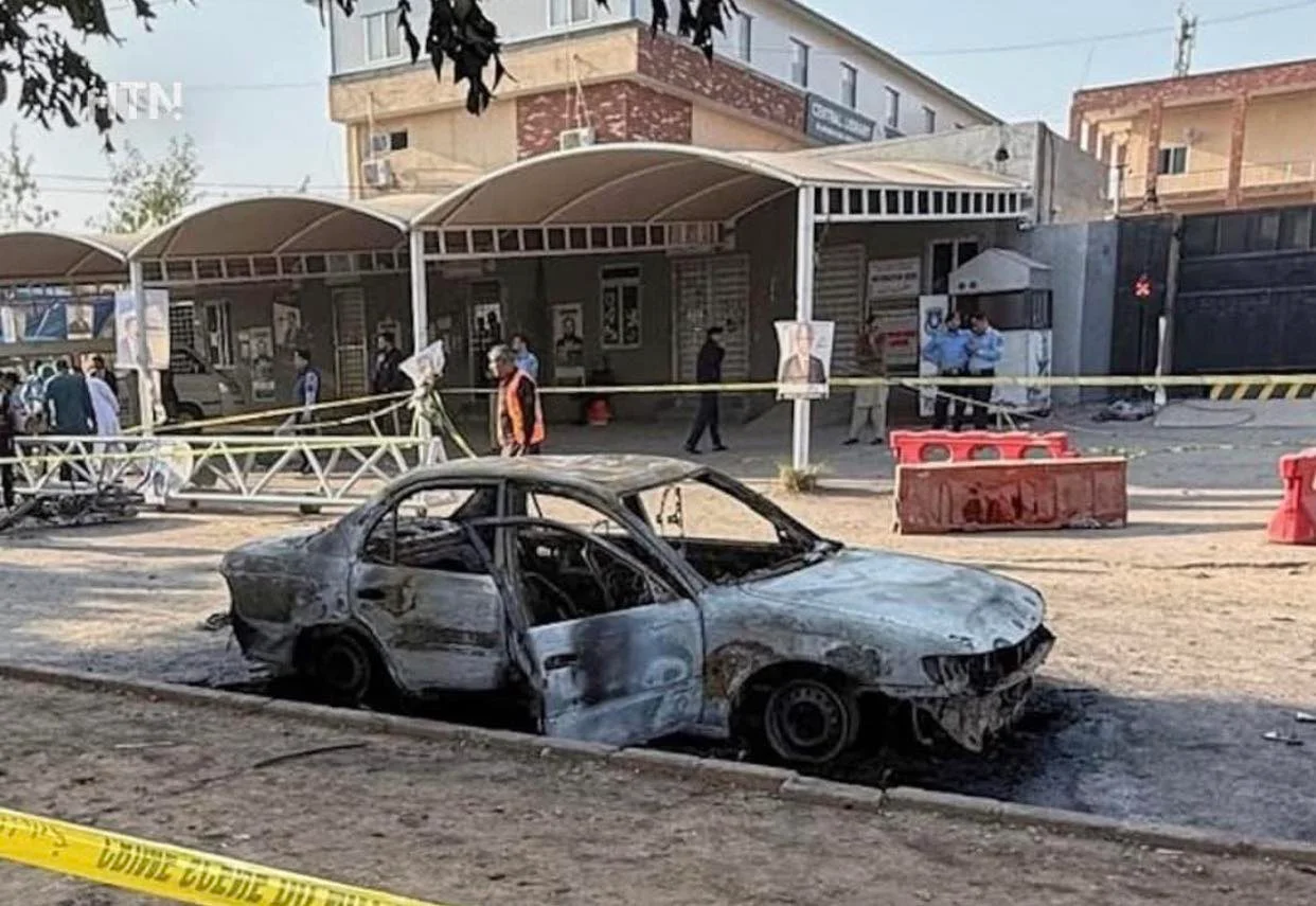 د اسلام آباد ځانمرګي برید کوونکي په موټر سایکل د برید ځای ته راغلې