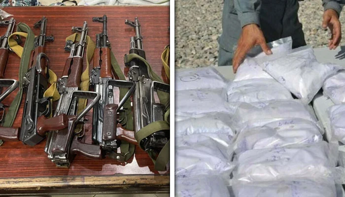 د افغانستان د دفاع وزارت ادعا کړې چې په ننگرهار کې یې وسلې او نشه‌يي توکي نیولي دي. کارپوهانو د پاکستان پر ضد د قاچاق تورونه مسخره او د نړیوالو پام اړولو هڅه بللې ده