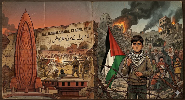 د برتانوي استعمار د “رولټ قانون” څخه نیولې تر صهیونیستي دولت د “اداري بند” تر سیسټمه پورې، ظالمانو تل قانون د بې‌وسه خلکو د غږ د خاموشولو او د ظلم د توجیه لپاره وسیله ګرځولې ده