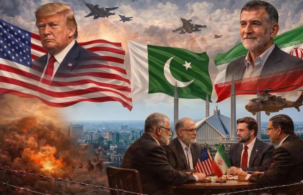 اسلام‌آباد کې د امریکا او ایران ترمنځ د خبرو اترو وروستۍ وضعیت؛ د توغندیو بریدونو سره سره د پرمختګ او بریک‌ترو هیلې موجودې دي