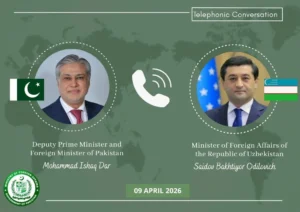 د پاکستان او ازبکستان د بهرنیو چارو وزیرانو د منځني ختیځ او سیمه‌ییز امنیت په اړه خبرې کړې دي. ازبک وزیر د اوربند لپاره د پاکستان ډیپلوماټیک رول وستایه او د بشپړې همکارۍ ډاډ یې ورکړ