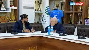 د افغانستان کرکټ ملي لوبډلې نوي مشر روزونکي ریچارډ پایبس کابل ته د خپل لومړني سفر پر مهال د تمریناتي کمپ د پیل لپاره چمتووالی وښود