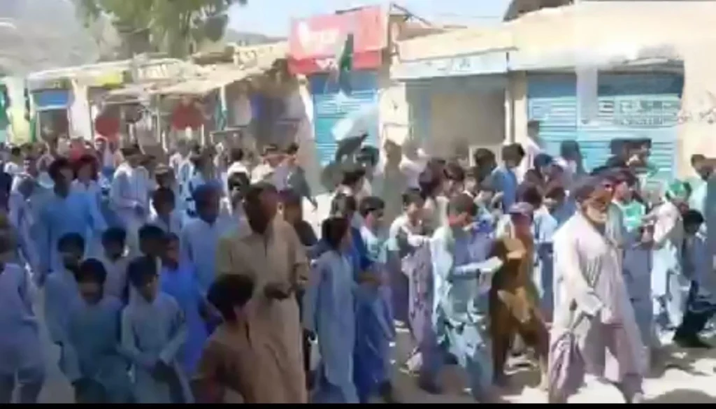 د لاریون ګډونوالو بینرونه او شعارپاڼې له ځان سره لرلې چې پکې «پاکستان ژوندی دې» او «پاک پوځ ته سلام» نعرې لیکل شوې وې
